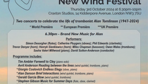 ”This Is Not A Waltz” @27th London New Wind Festival